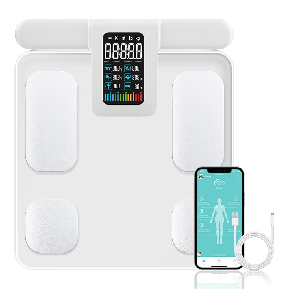 Balance de poids corporel Smart 8 électrodes Nouvelle balance de bioimpédance Balance de poids numér