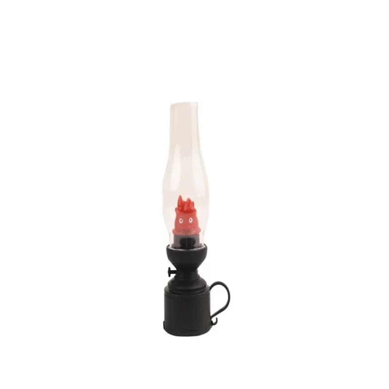 Vintage flamme caissier veilleuse avec bouton batterie dessin animé flamme lampe décorative bougie a