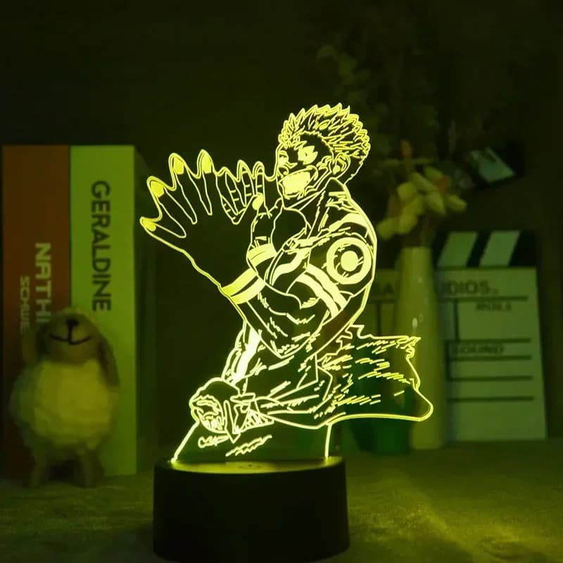 Veilleuse LED Anime pour décor de chambre à coucher, Jujutsu Kaimmense, Sukuna Yuji Itadori, modèle 