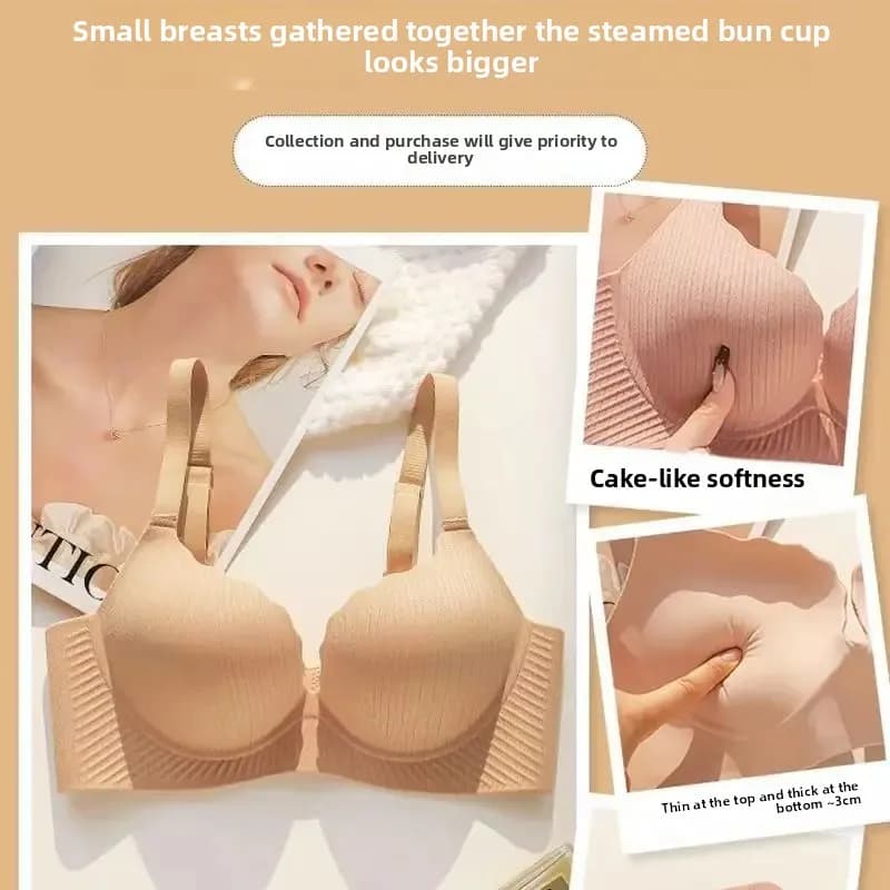 Nouveau soutien-gorge push-up 2026 pour petites poitrines, ultra-rembourré 6 cm, sans armatures, con