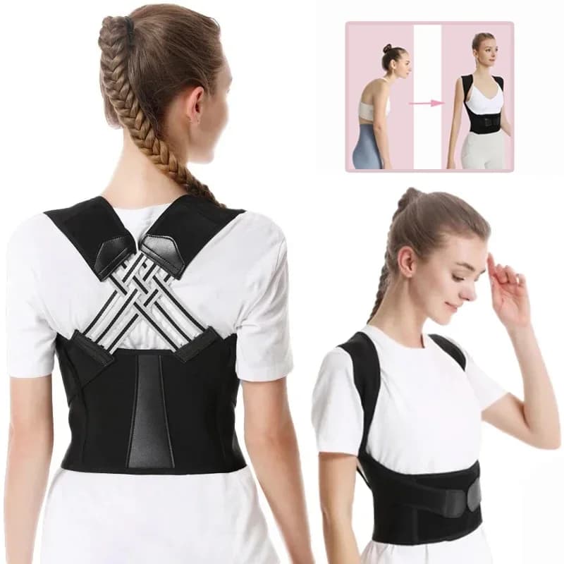 Attelle dorsale réglable pour femmes et hommes, soutien dorsal complet, redressement initié, institu