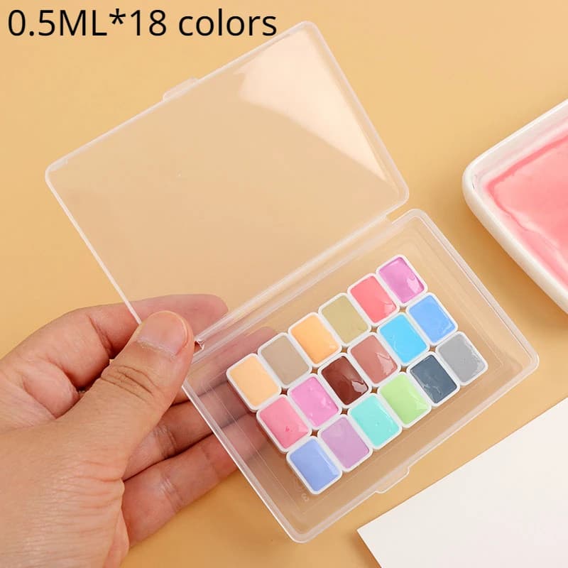 Pack de peinture d'interconnexion Macaron pour document d'artiste de nuit blanc, fournitures d'art p