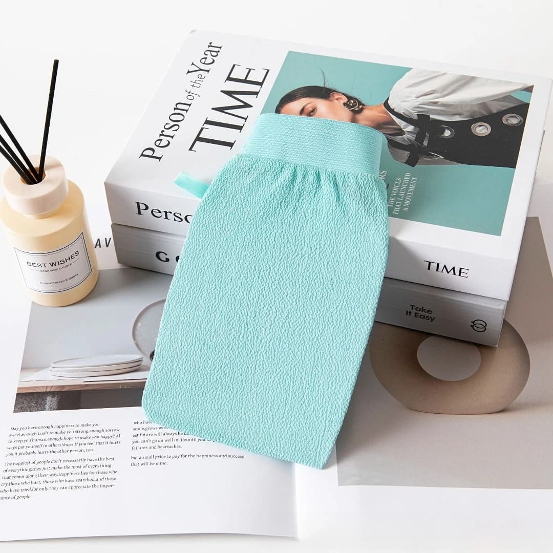 Épurateur de corps pour le bain, 1 pièce, gant de bain, brosse de douche, exfoliant, Loofah, élimina