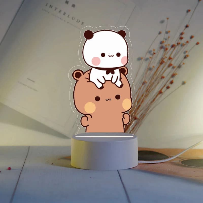 Bubu Dudu veilleuse cadeau pour enfants lumière douce soins des yeux mignon chambre décoration lampe