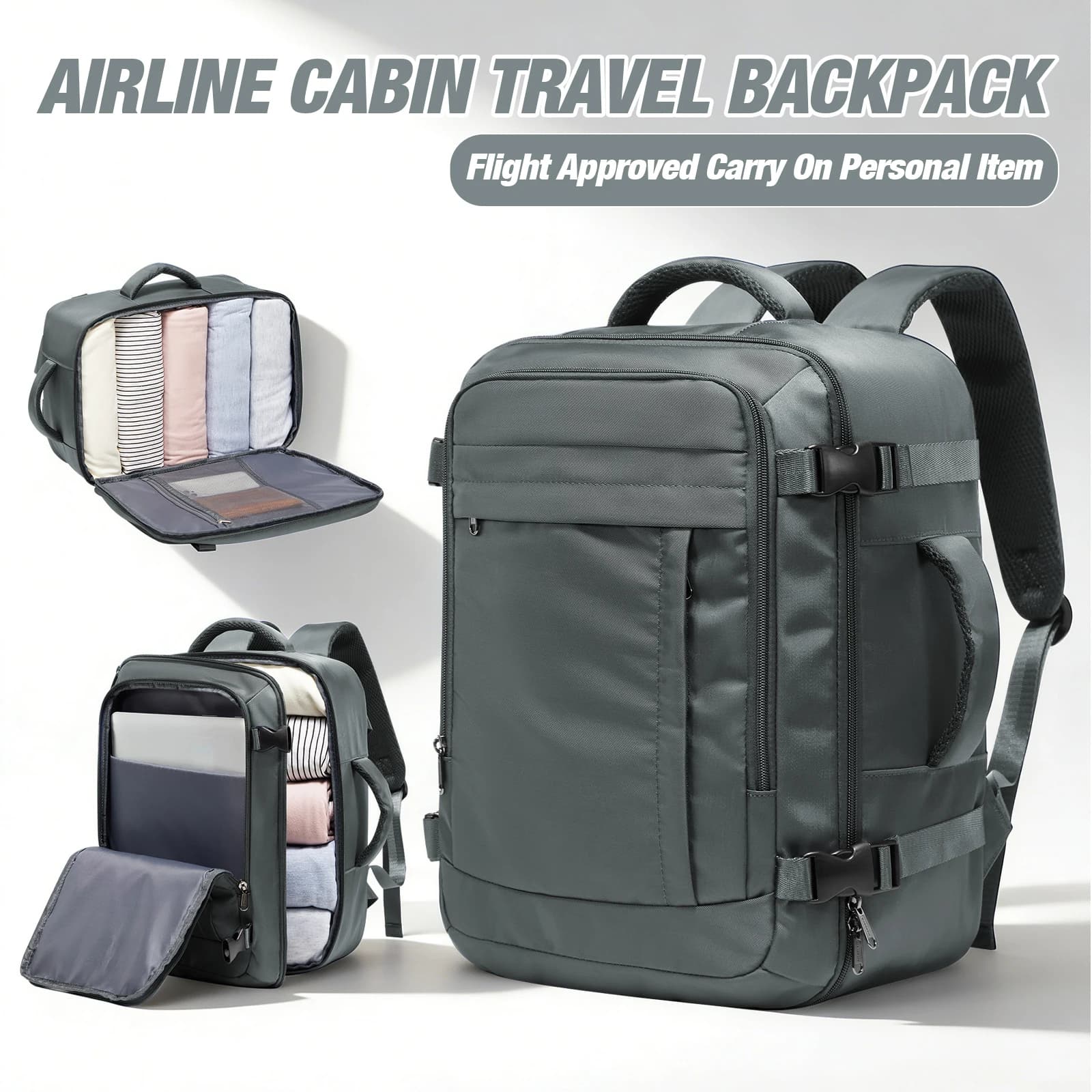 Bagage à main Ryanair 40x30x20, sac à dos pour femmes et hommes, sac de cabine authentique, sac à do