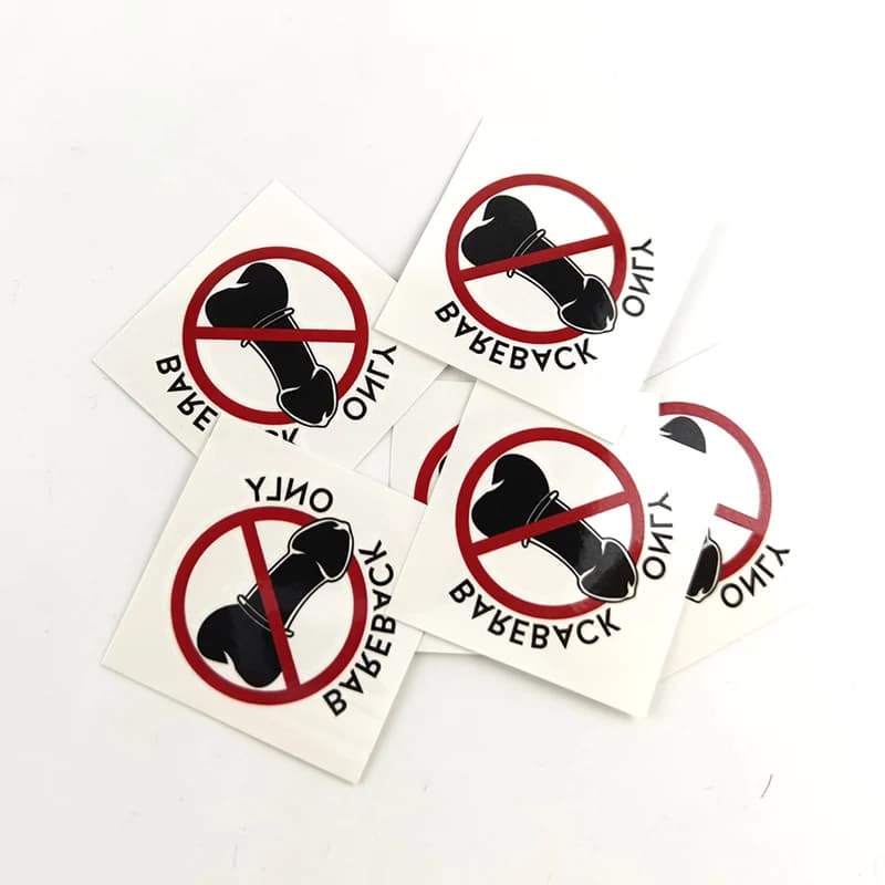 Autocollants de tatouage temporaire à l'effigie de Word, Tatouage corporel factice amusant pour farc