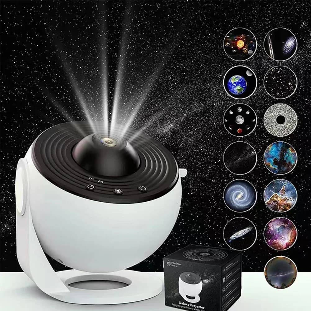 Projecteur d'étoiles 13 en 1, projecteur de galaxie veilleuse, projecteur de ciel étoilé 360 °   Lam