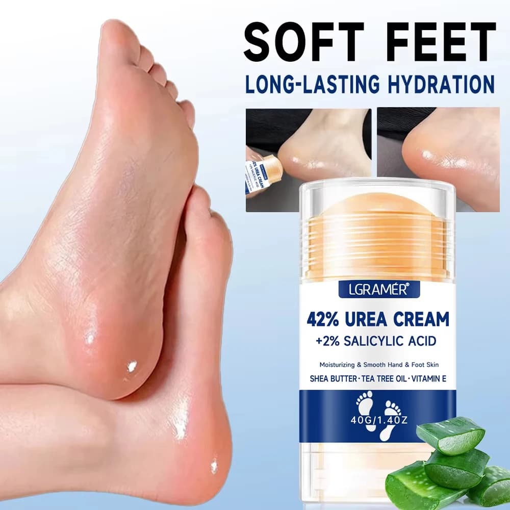 Crème pour les pieds à l'urée 42% + 2% acide salicylique soin hydratant intensif des pieds et des ma