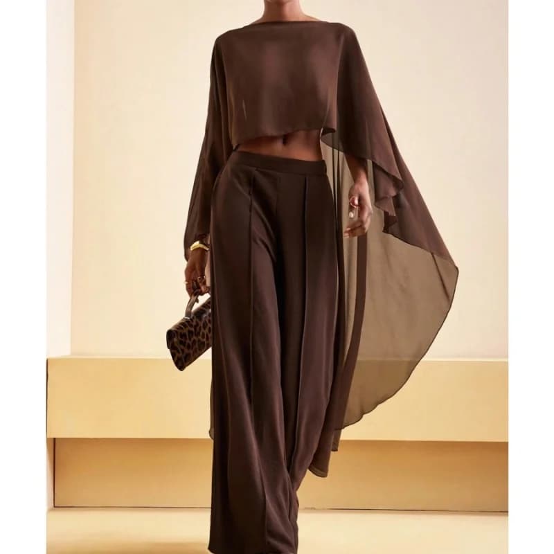Poncho transparent pour femmes, châle asymétrique en maille, enveloppe transparente en mousseline, c