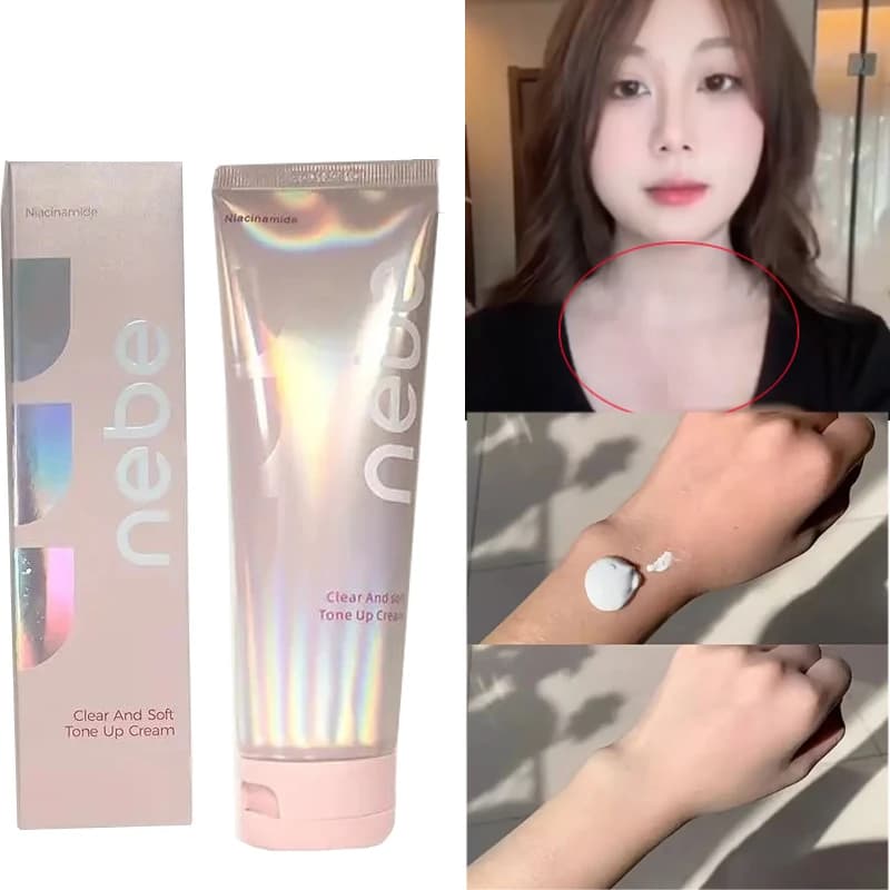 Nebe – crème de fond de teint pour le corps, hydratant blanchissant avec Niacinamide, couverture nat
