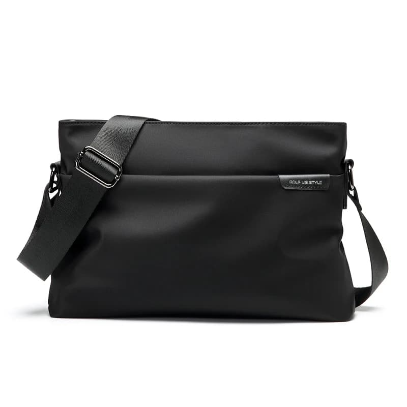 Sac à bandoulière de GOLF pour hommes, sac croisé en Nylon imperméable, sacoches noires, sac à bando