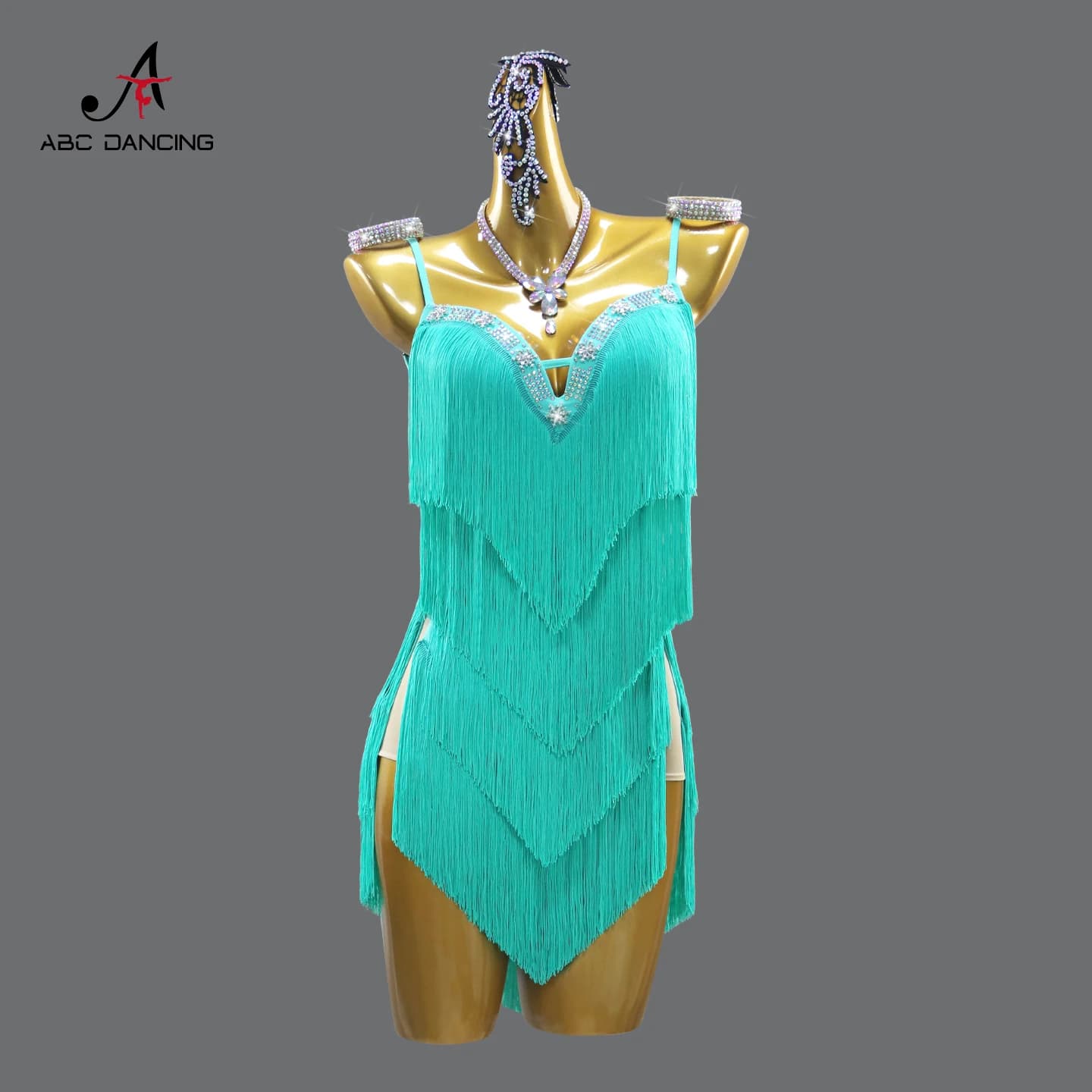 Robe de danse latine pour femmes adultes, Costume de carnaval à franges, vêtements pour filles, bal 