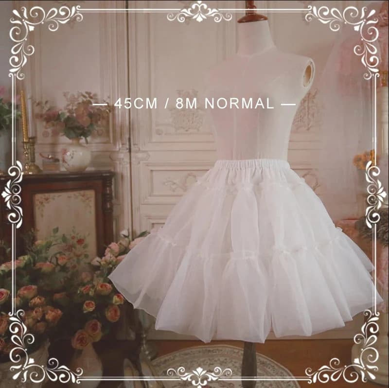 Aurore Ariel Lolita Fashion, Jupon A Line 03/Wear, 45cm, 8m