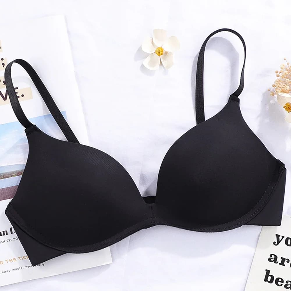 Soutien-gorge Super Push Up pour petites poitrines, fermeture avant, sans couture, sous-vêtements fi