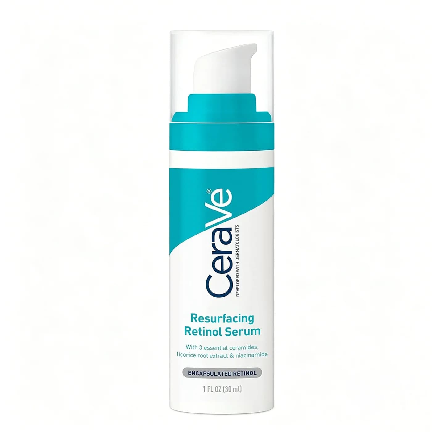 Sérum au rétinol CeraVe, niacinamide, racine de réglisse, soin lissant pour le teint, réparation de