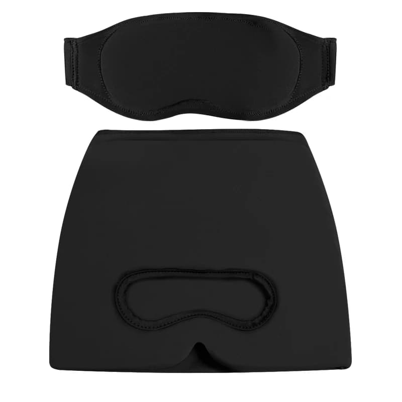 Chapeau de soulagement de la Migraine avec masque pour les yeux en Gel, casquette de soulagement des