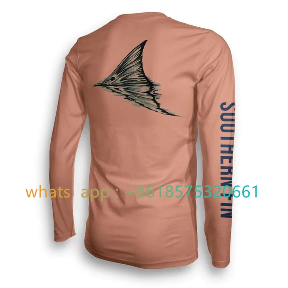 Southern Fin Apparel T-shirt de pêche à manches longues pour hommes et femmes, vêtements de performa
