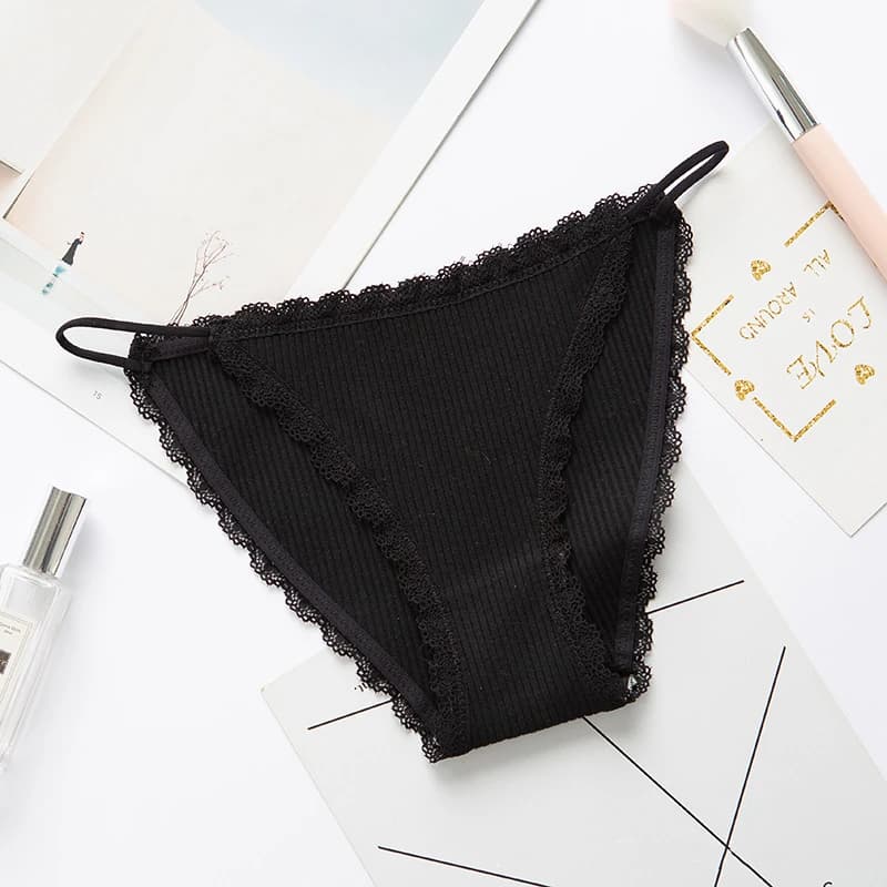 String de sport confortable et Sexy pour femmes, Lingerie Simple en coton, sous-vêtements Sexy en de
