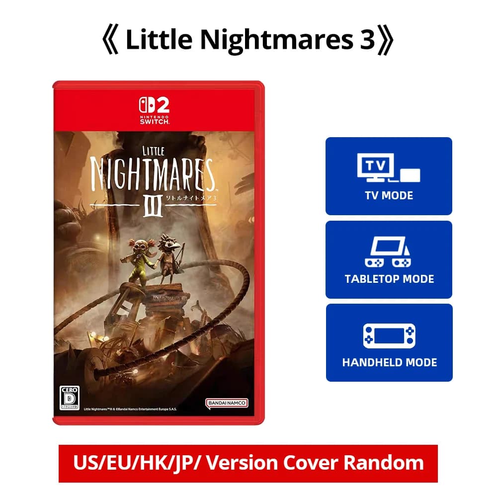 Offres de jeux Nintendo Switch - Little Nightmares 3 - Carte de jeu physique originale pour NS1/NS2