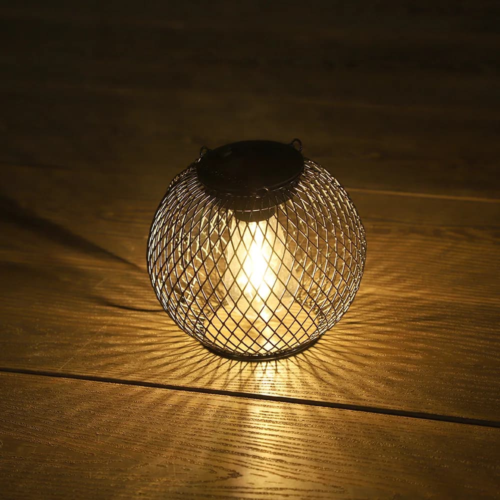 Lanterne solaire d'extérieur, lampes solaires améliorées pour l'extérieur, lumières décoratives susp