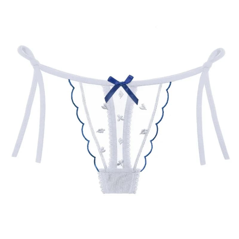 Nouvelle lingerie sexy et coquette, version fine, avec nœud papillon, sous-vêtements en dentelle pou