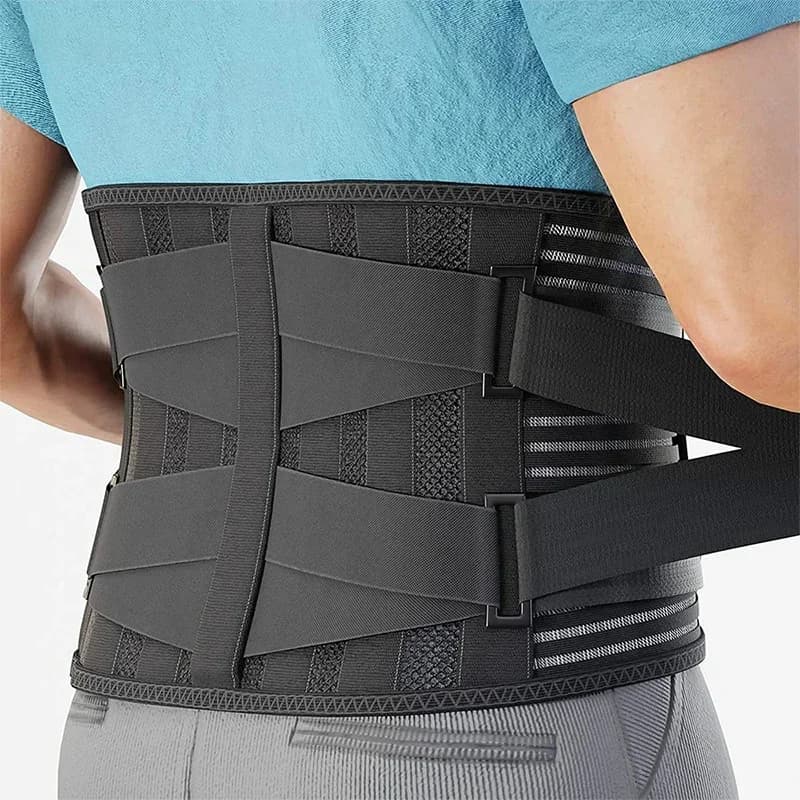 Orthèse de soutien lombaire pour les maux de bas du dos, soulagement de la taille respirant pour hom
