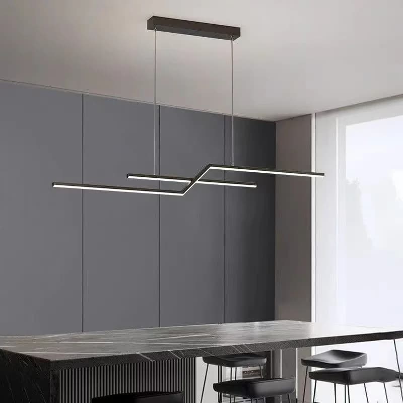 Lampe de restaurant moderne, style nordique, luxe discret, design créatif, lustre LED pour bar, ambi