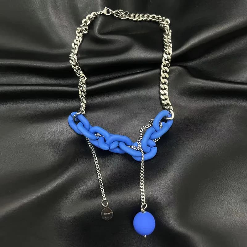 LJY Klein bleu, design de niche de luxe léger pour femme, style hip hop, pour les filles cool et mig