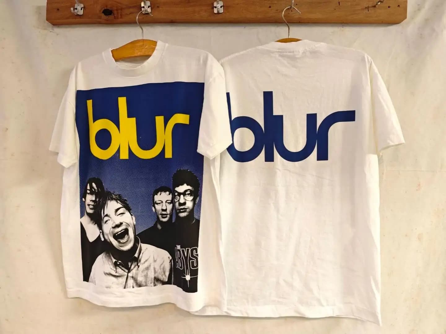 T-shirt imprimé Blur British Rock Band, Streetwear surdimensionné Y2k pour hommes et femmes, vêtemen