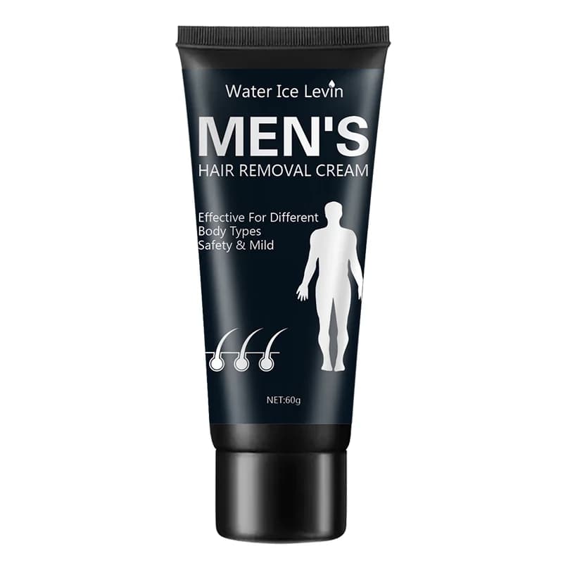 Crème dépilatoire pour hommes, élimine les excès de poils, laisse la peau lisse et sans trace après 
