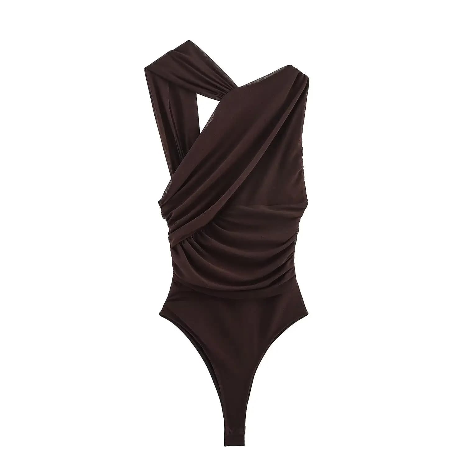 Combinaison imprimée léopard pour femme, chic et élégante, avec découpes irrégulières, sans manches,
