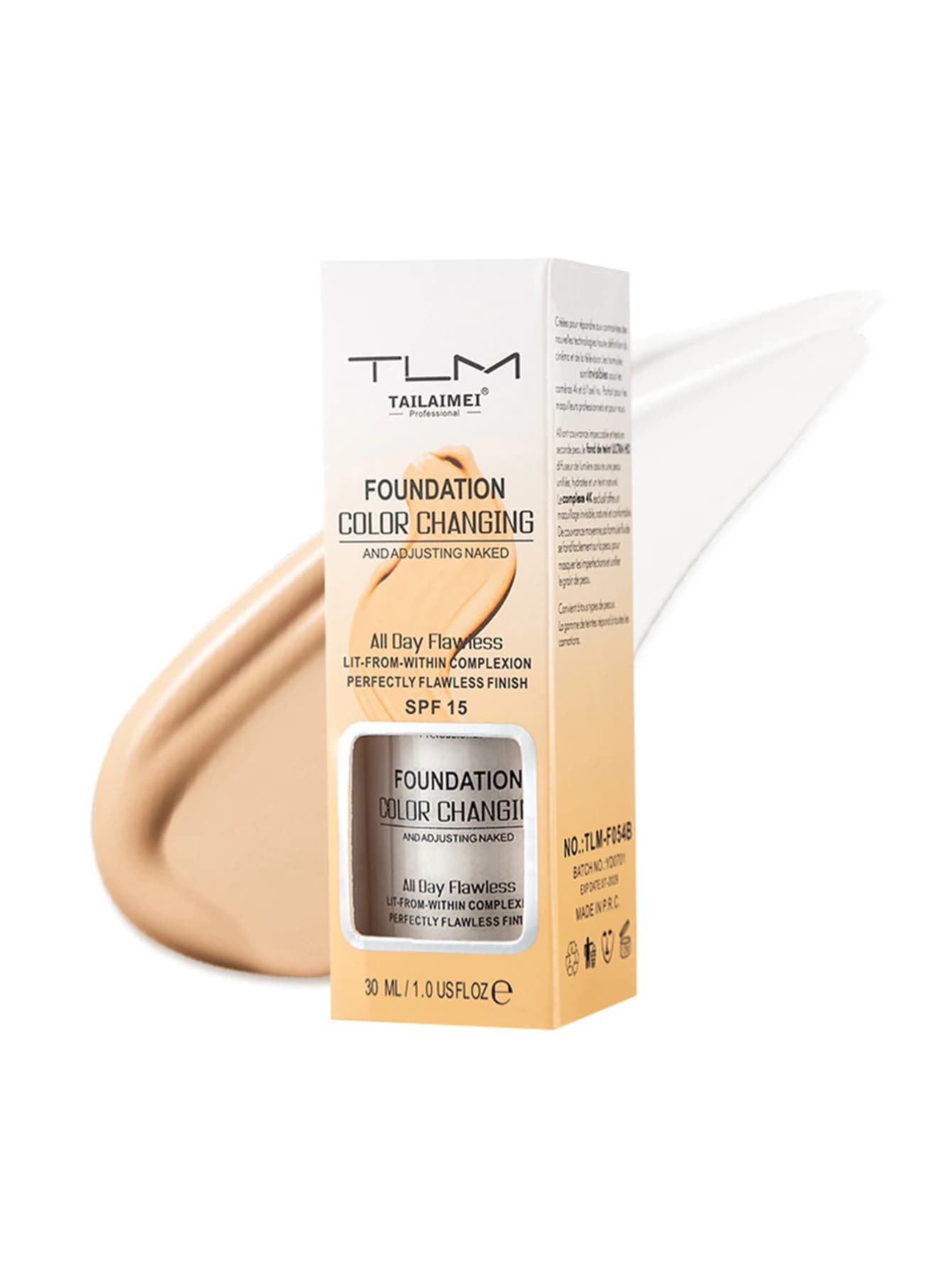 30ml fond de teint magique couleur changeante fond de teint liquide doux mat longue durée hydratant 