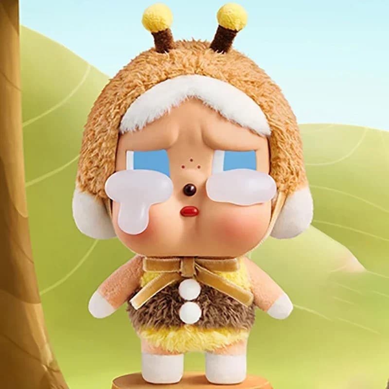 POPMART CRYBABY CRYING AGAIN série vinyle boîte mystère Anime Original figurine Collection modèle dé