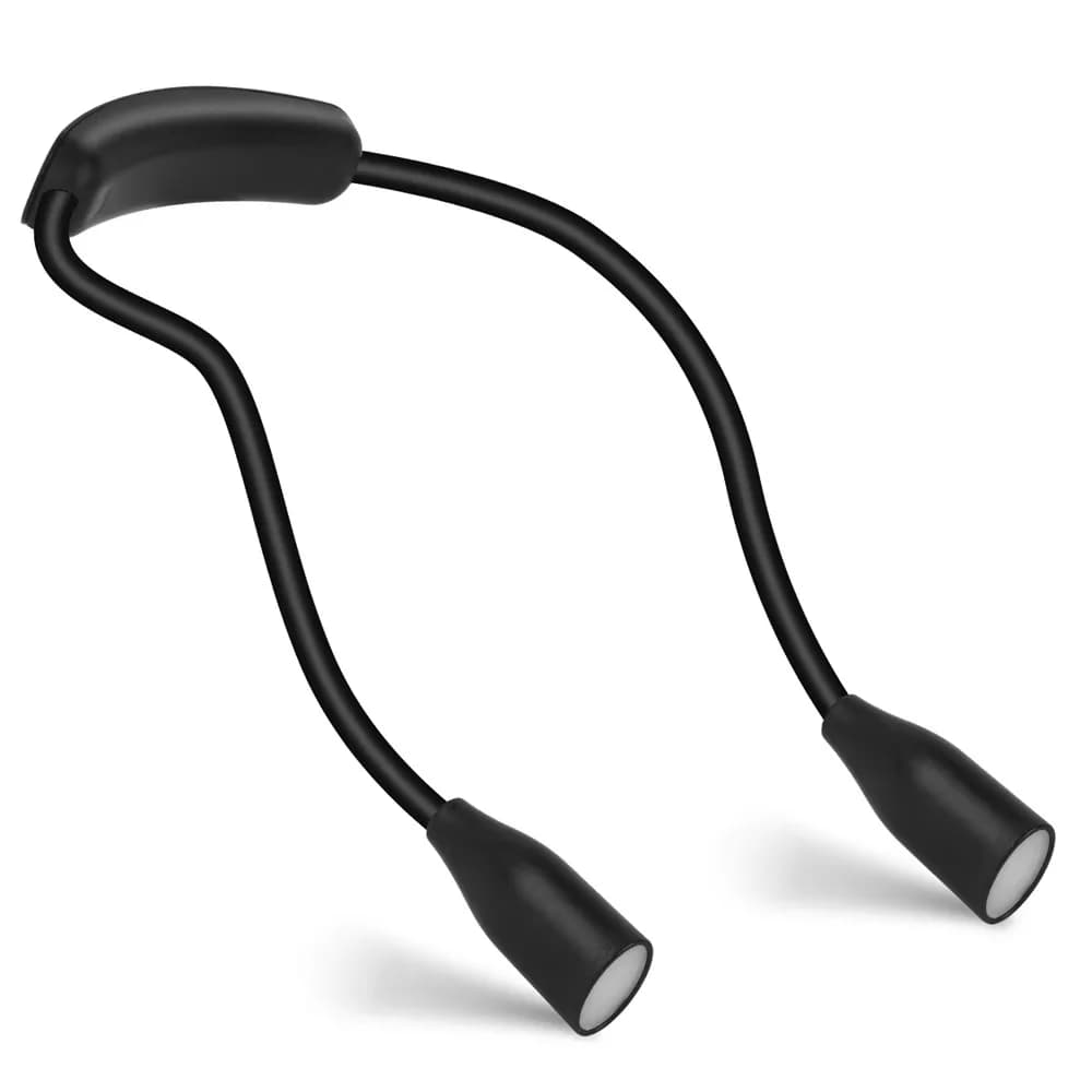 Lampe de lecture LED rechargeable par USB 360 °   Lampe de lecture à bras Flexible, lampe de cou pou