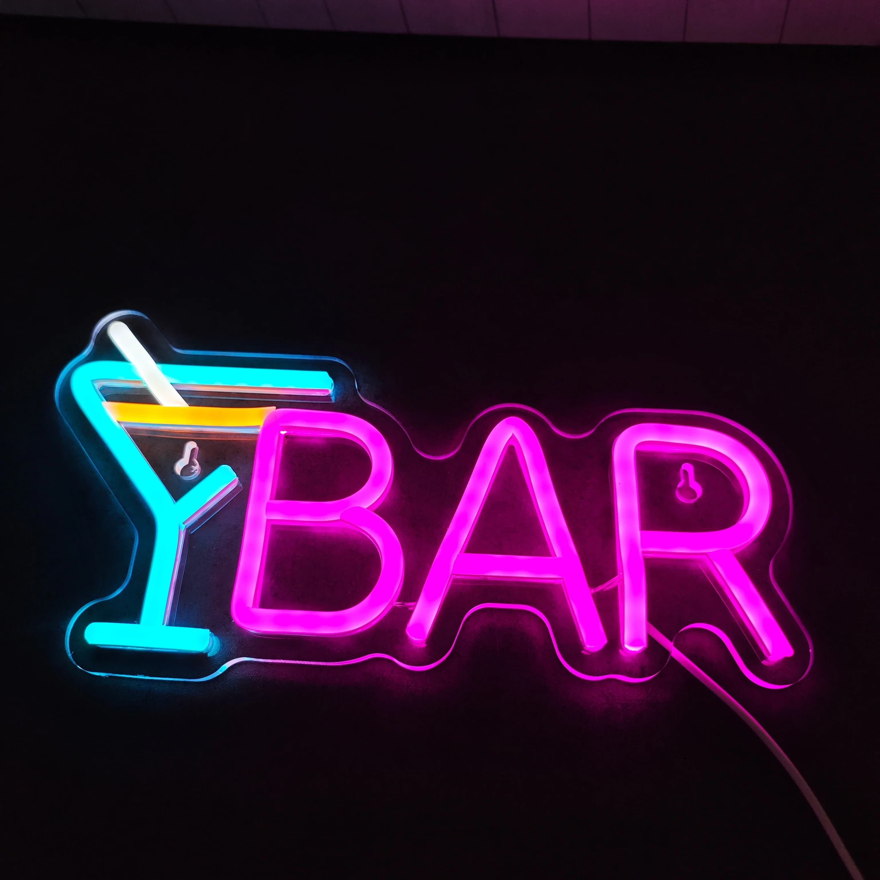 Enseignes au néon pour décoration murale, lumières de Bar Led pour chambre à coucher, décoration est