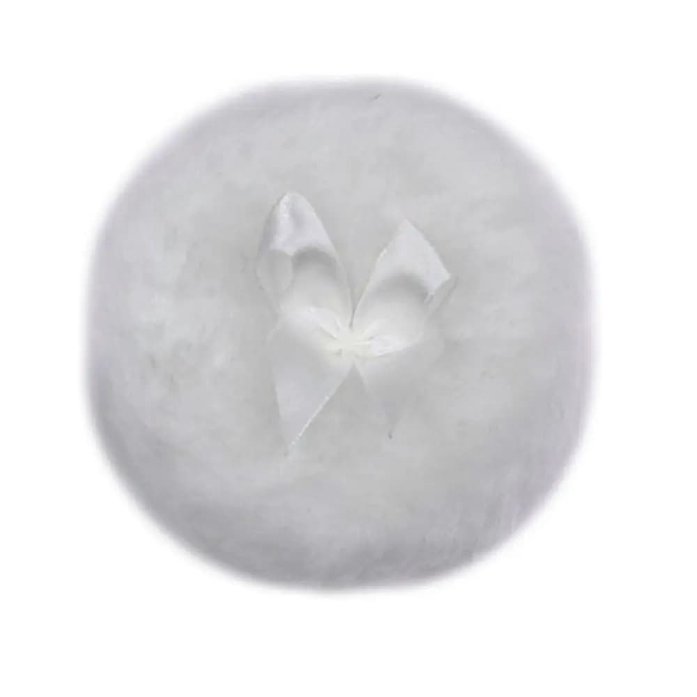 Bouffée de poudre moelleuse pour le visage et le corps, bouffée de poudre ultra douce, velours réuti