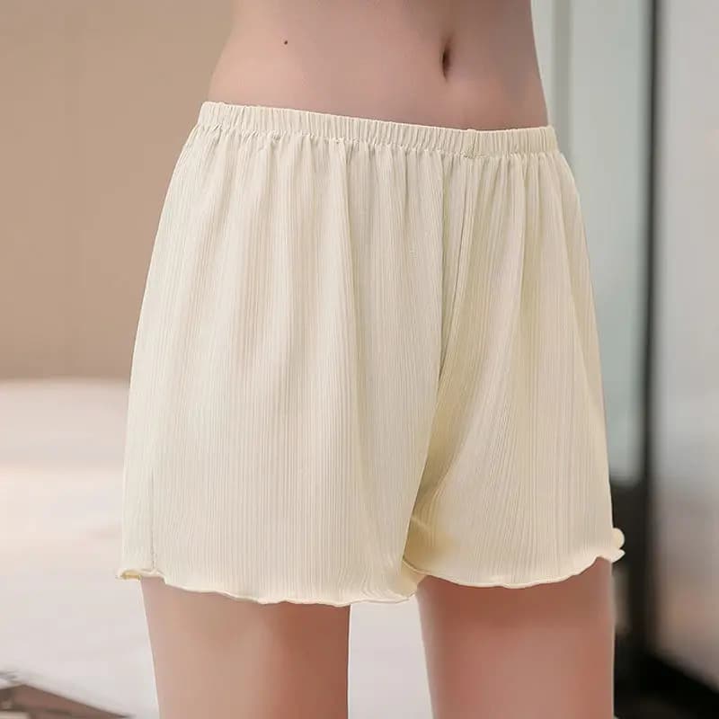 Culotte extensible sans couture pour femme, sous-vêtement, sous-jupe, pantalon de sécurité fin, moti