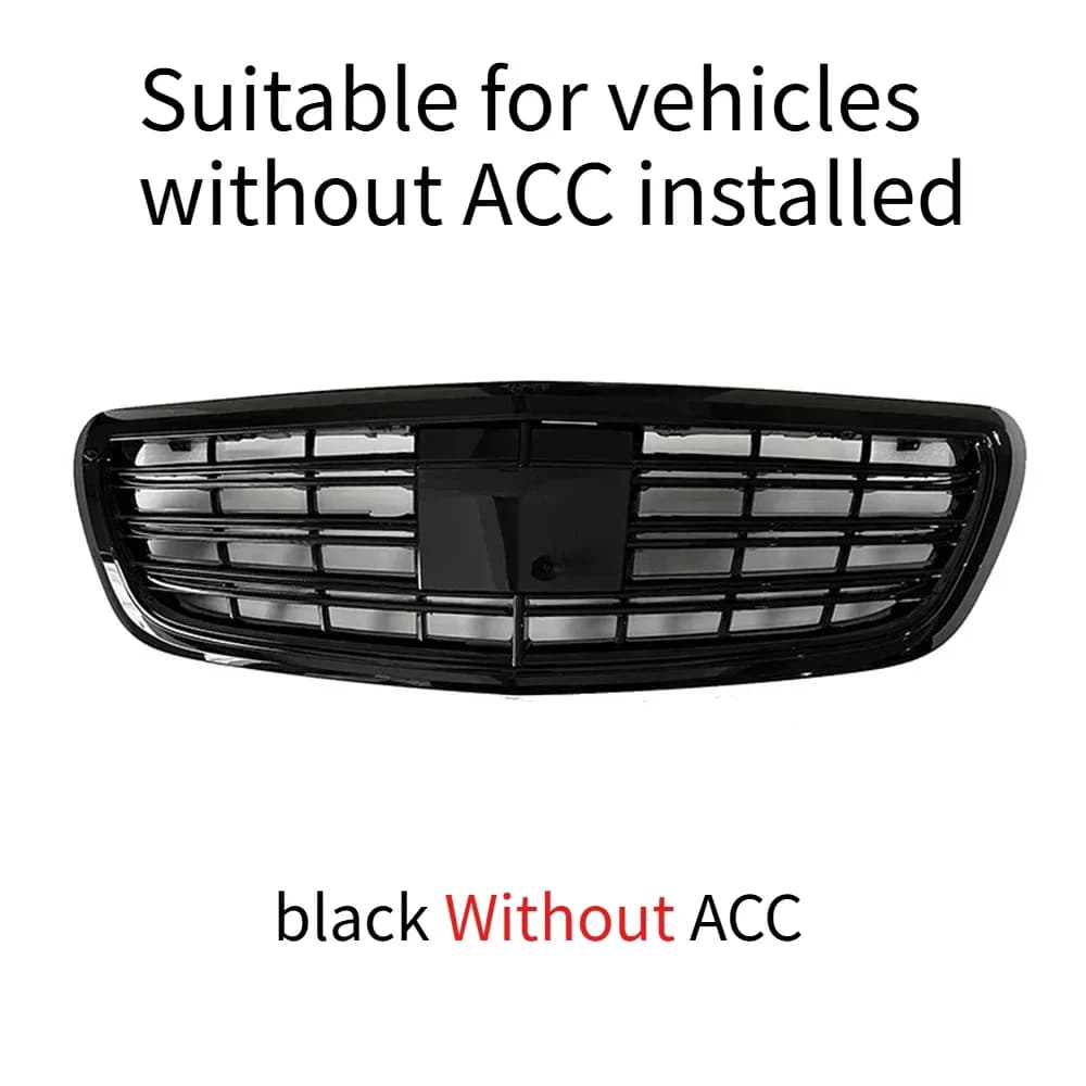 Calandre de radiateur avant pour Mercedes classe S W222, vue nocturne S320 S400 S350 S500 S450 S600 
