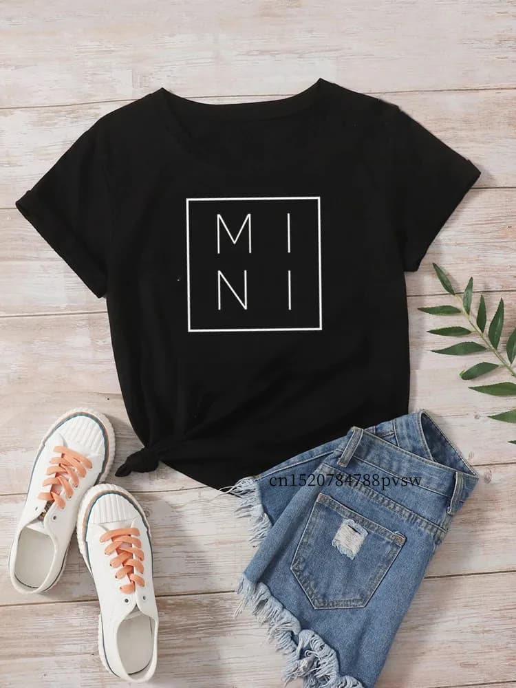 Tenues assorties de famille pour maman et bébé, T-shirt drôle de colonne vertébrale et moi, mère et 