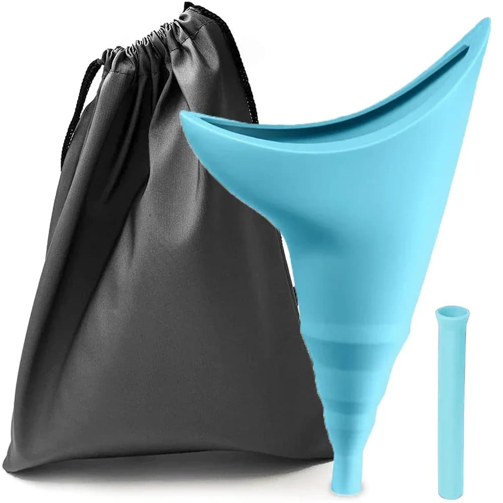 Dispositif d'urination féminin réutilisable en silicone, entonnoir pour femmes permettant de faire p