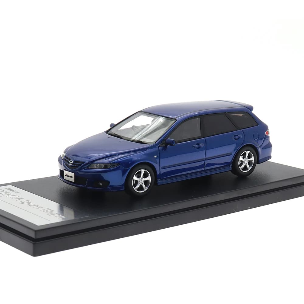 Modèle de voiture de marque Hi-story 1:43, MAZDA ATENZA Sports 23S Wagon (2004), modèle en résine, v
