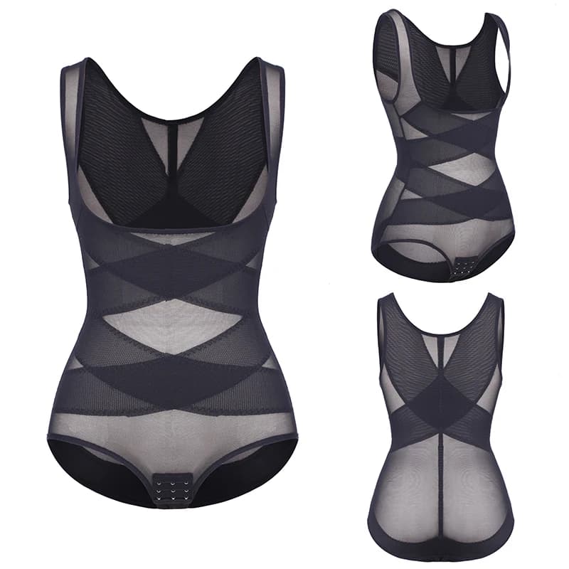 Body Shaper pour femmes contrôle du ventre Shapewear Body Faja bout à bout taille formateur ceinture
