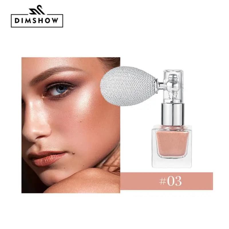Spray scintillant pour le corps 4 couleurs, poudre scintillante pour le visage, illuminateur, contou