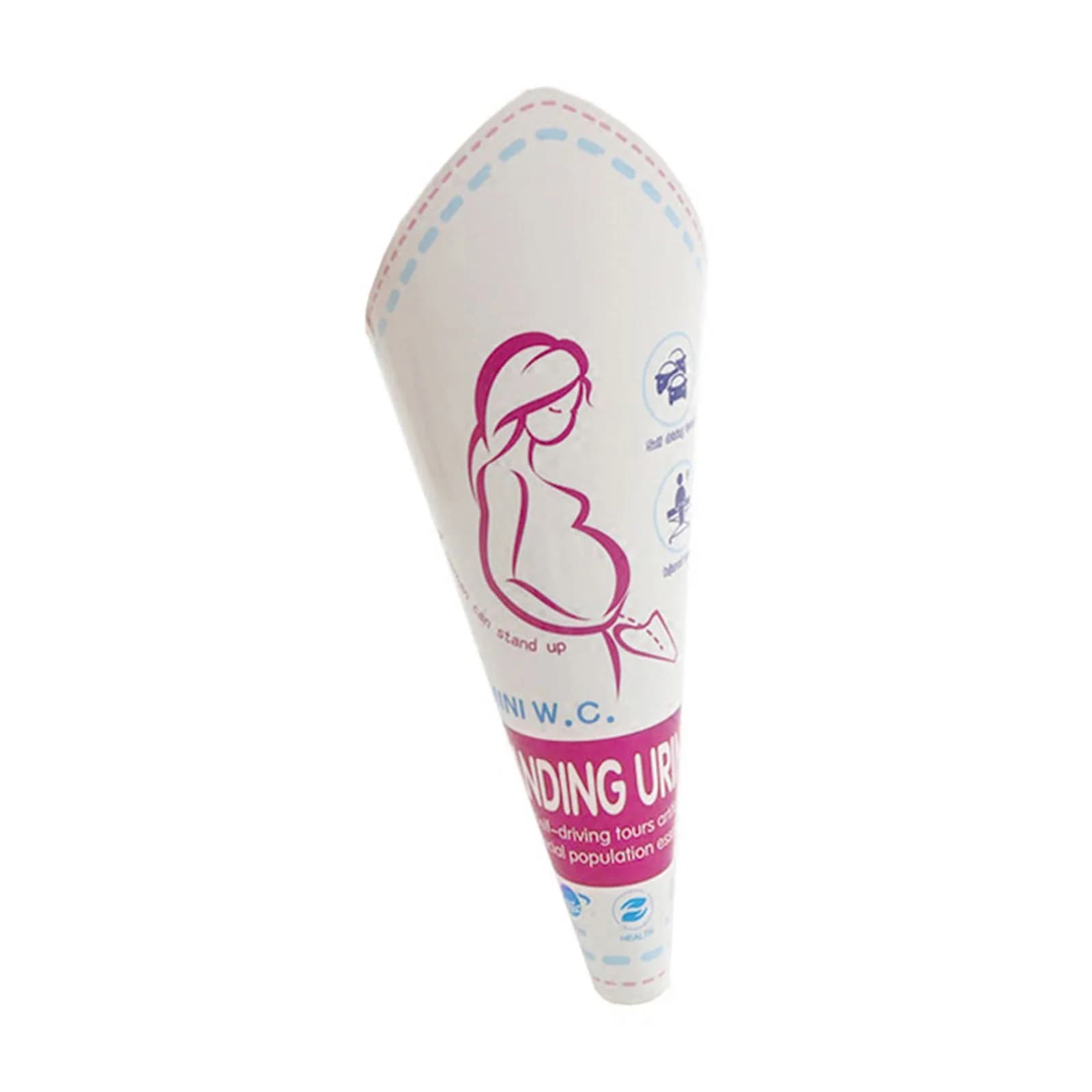 L'entonnoir jetable pour urinoir féminin permet d'une femme pour faire pipi debout pour voyage, voya