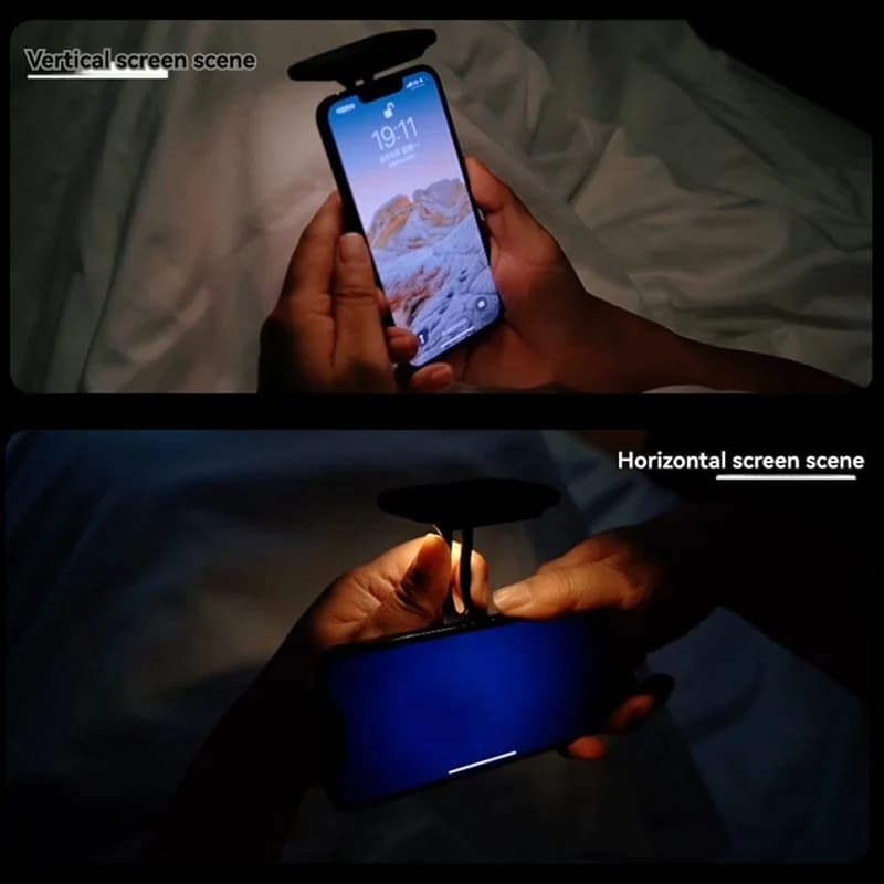 N11R lampe de lecture pour Smartphone lumière chaude respectueuse des yeux lampe de nuit Portable po