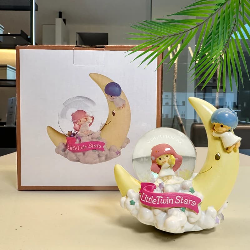 Boîte à bijoux Sanrio My Little Twin Stars, boîte de rangement, lampe, cadre Photo, décoration de la