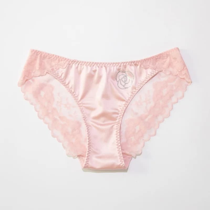Culotte Sexy en Dentelle de Style Français pour Femme, en Satin, Confortable, Sans Couture, Décorati