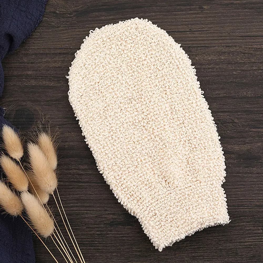Gant de nettoyage de bain, serviette de nettoyage, éponge, épurateur, brosse pour le corps, gant exf