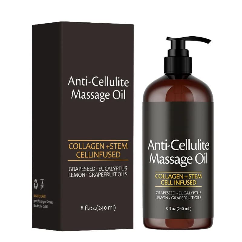 Huile de massage pour le corps raffermissante de la peau 240ml Aromathérapie naturelle Relaxante Apa