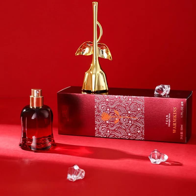 Parfums pour femmes de la marque Brand, 50 ml, parfum à la rose, vaporisateur, phéromone, longue ten